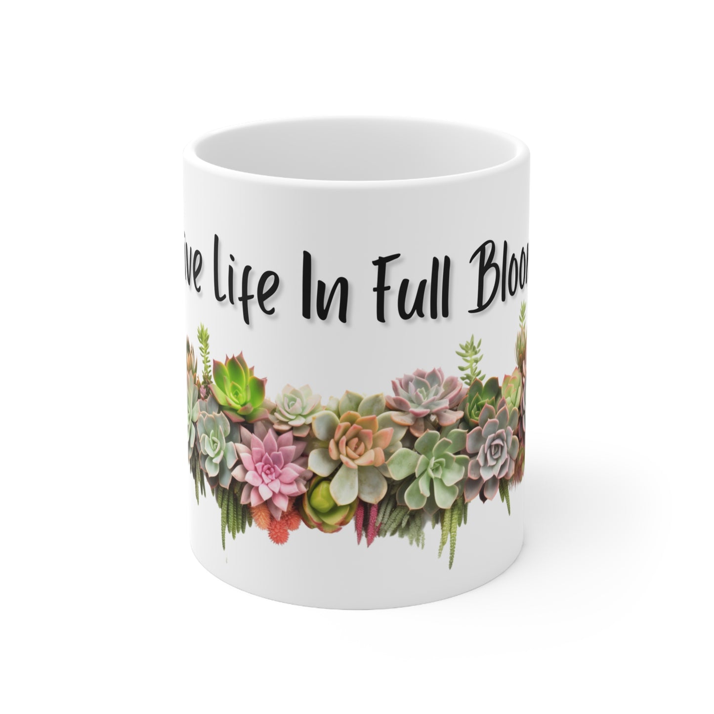 Succulent Bouquet Coffee Cup