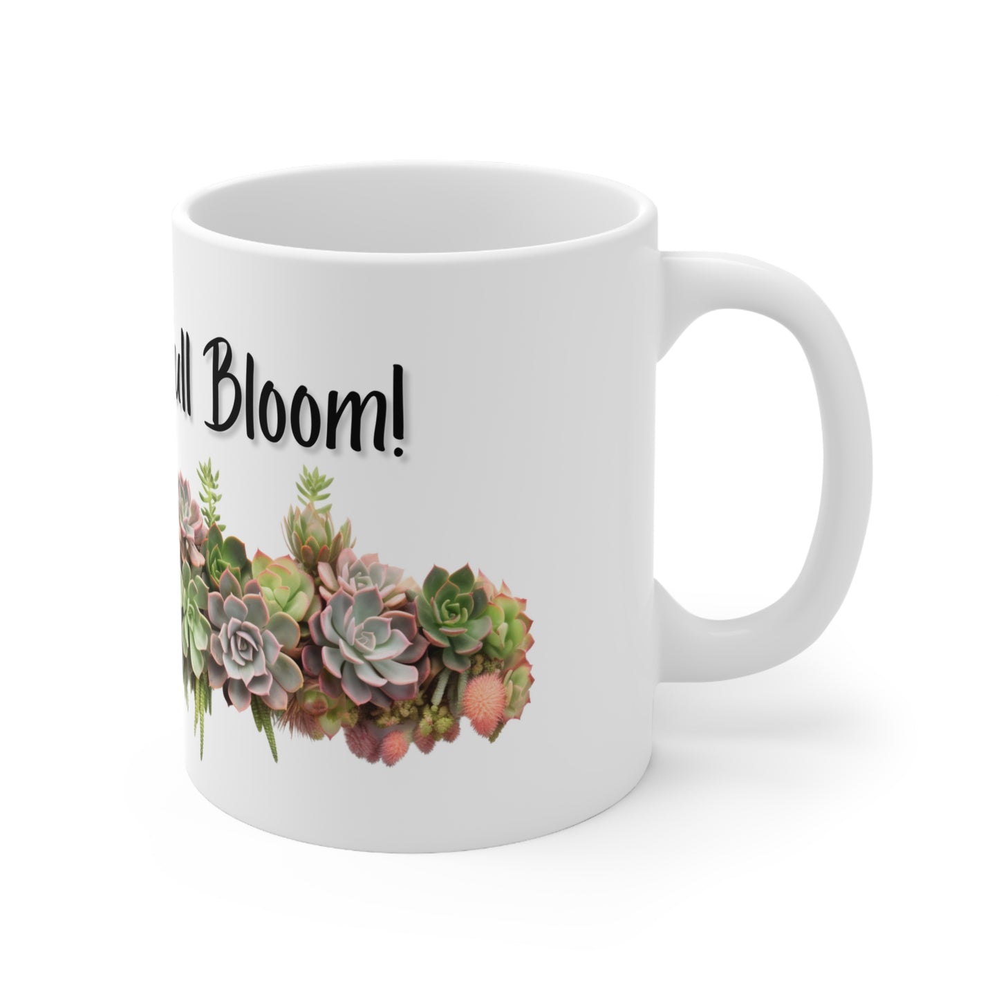 Succulent Bouquet Coffee Cup