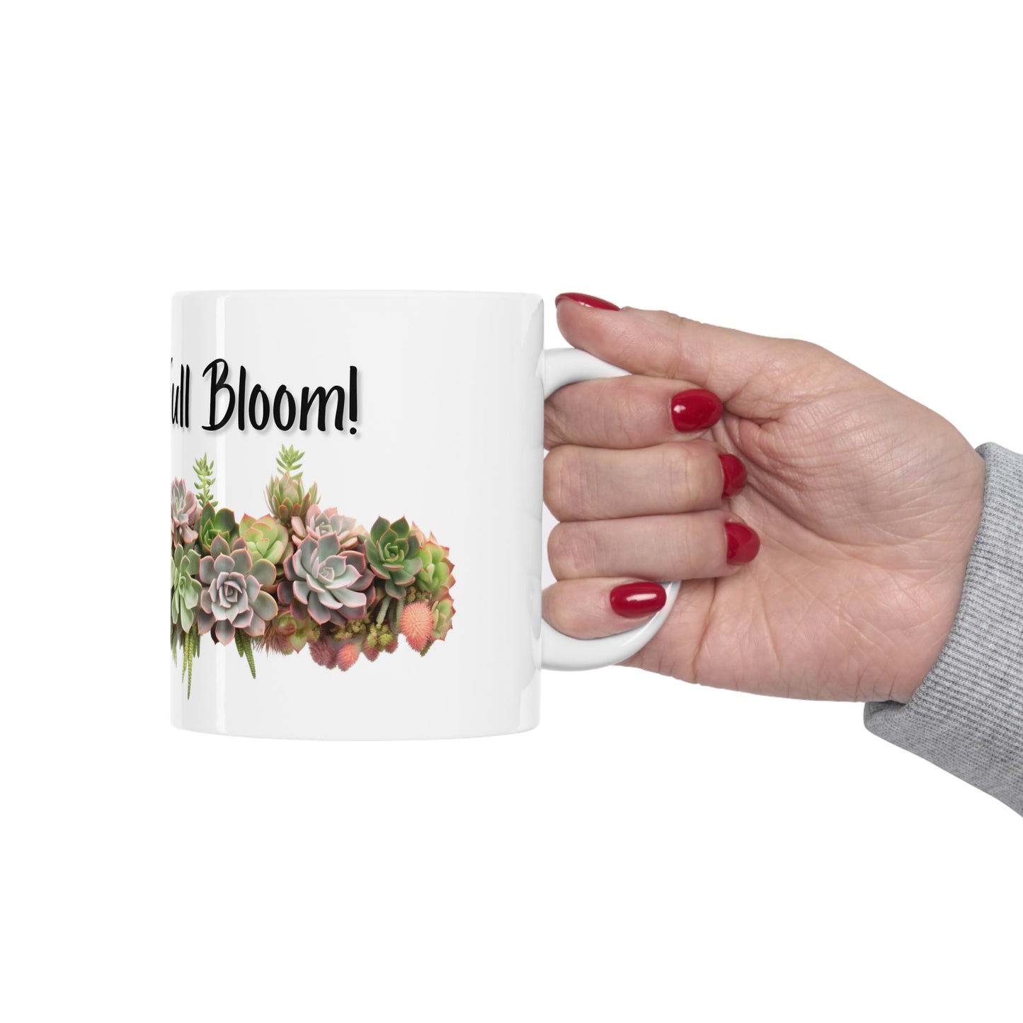 Succulent Bouquet Coffee Cup