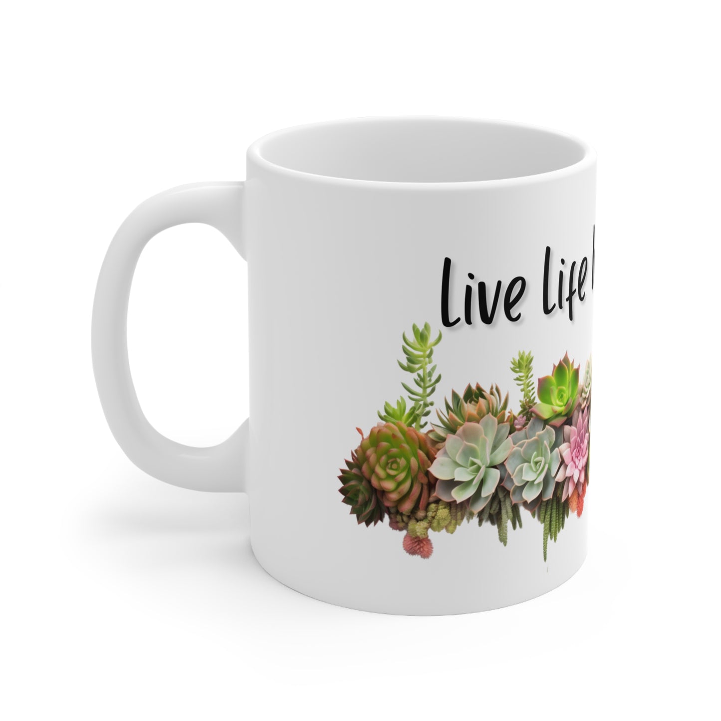 Succulent Bouquet Coffee Cup