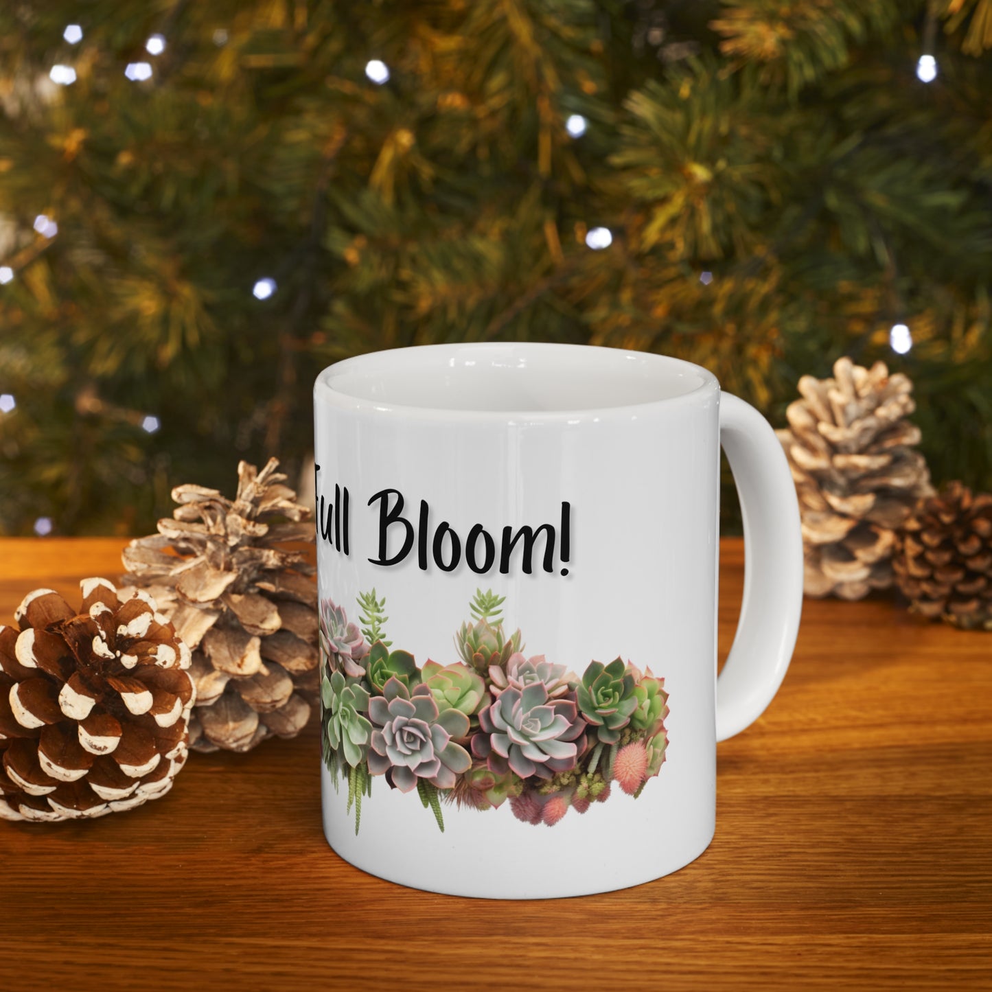 Succulent Bouquet Coffee Cup